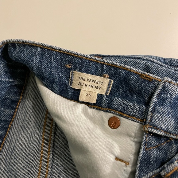 Madewell Perfect Jean Short medium wash - Picture 6 of 6